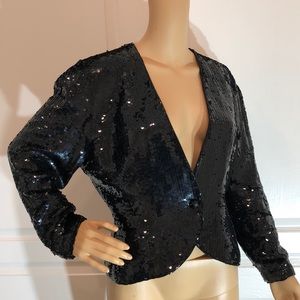 I.Magnin Sequin Jacket Size M